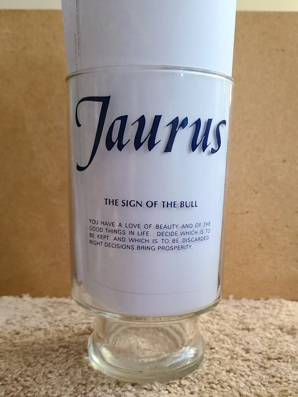 Taurus Glass Pedistal Vase